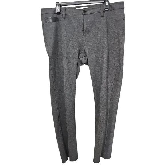 Calvin Klein Women's Stretch Ponte Office Pants Charcoal Size 16 - Picture 3 of 7